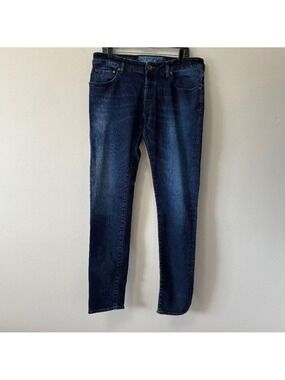 Jacob Cohen Dark Blue Slim Men Jeans 36